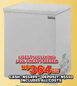 Lewis Lifestyle living chest freezer offer