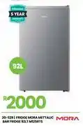 Fair Price Mora 92Ltr Metallic Bar Fridge M125RTS offer