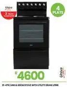 Fair Price Univa 60cm Stove With Utility Draw U116B 21-476 offer