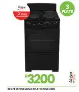 Fair Price Univa Stove 3 Plate U305 21-474 offer