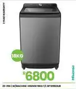 Fair Price Hisense 18Kg T/L Washing Machine WT3I1823UB offer