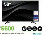 Fair Price Hisense 58 UHD 4K Smart Television 23-759 offer