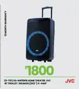 Fair Price JVC Home Theatre BT Trolley Speaker 2 x 8 X-AWP XS-N4110PB offer