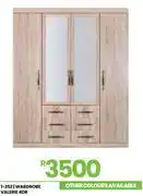 Fair Price Valeries Wardrobe 4 Door 1-252 offer