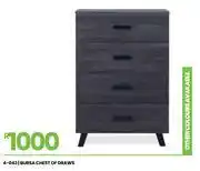 Fair Price Bursa Chest Of Draws 4-043 offer