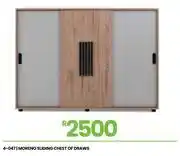 Fair Price Moreno Sliding Chest Of Draws 4-047 offer