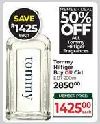 Dis-Chem Tommy Hilfiger Boy Or Girl EDT-200ml Each offer