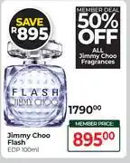Dis-Chem Jimmy Choo Flash EDP-100ml offer