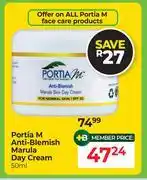 Dis-Chem Portia M Anti Blemish Marula Day Cream-50ml offer