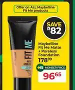 Dis-Chem Maybelline Fit Me Matte + Poreless Foundation offer