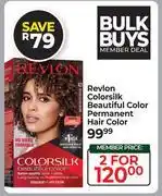 Dis-Chem Revlon Colorsilk Beautiful Color Permanent Hair Color-For 2 offer