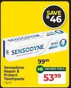 Dis-Chem Sensodyne Repair & Protect Toothpaste-75ml offer