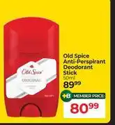 Dis-Chem Old Spice Anti Perspirant Deodorant Stick-50ml offer
