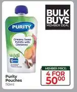 Dis-Chem Purity Pouches-For 4 x 110ml offer