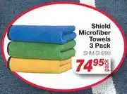 AutoZone Shield Microfiber Towels 3 Pack SHMSH293 offer