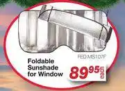 AutoZone Foldable Sunshade For Window FEDMS107F offer