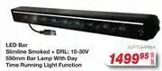 AutoZone LED Bar Slimline SMoked +DRL: 10-30V 550mm Bar Lamp With Day Time Running Light Function ELPTLBARBLK offer