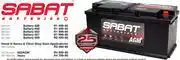 AutoZone Sabat Battery 628 SBT628 offer