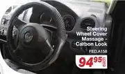 AutoZone Steering Wheel Cover Massage - Carbon Look offer