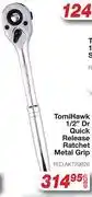 AutoZone TomiHawk 1/2 Dr Quick Release Ratchet Metal Grip offer
