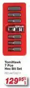AutoZone TomiHawk 7 Pce Hex Bit Set offer