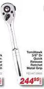 AutoZone TomiHawk 3/8 Dr Quick Release Ratchet Metal Grip offer