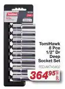 AutoZone TomiHawk 8 Pce 1/2 Dr Deep Socket Set offer