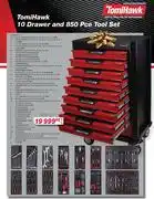 AutoZone TomiHawk 10 Drawer and 850 Pce Tool Set offer