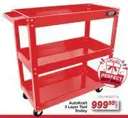 AutoZone AutoKraft 3 Later Tool Trolley offer