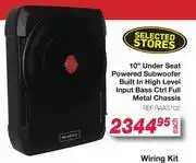 AutoZone Reference Audio 10 Under Seat Powered Subwoofer, Built In High Level Input Bass Ctrl offer