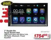 AutoZone Reference Audio 7 Double Din Touch Screen Unit offer