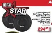 AutoZone Star Sound Coaxial Speaker 5.25 3 Way Speaker. 420W Max 4 ohm Impendance ASV High Temp Voice Coil offer