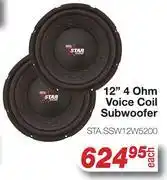 AutoZone Star Sound 12 4 Ohm Voice Coil Subwoofer offer