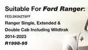 AutoZone Seat Covers: Ford Ranger - Ranger Single, Extended & Double Cab Including Wildtrak 2014-2023 offer
