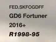 AutoZone Seat Covers: GD6 Fortuner 2016+ offer