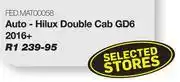 AutoZone Race Rubber Mats: Auto Hilux Double Cab GD6 2016+ offer