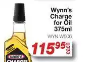 AutoZone Wynn's Charge for Oil 375ml offer