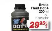 AutoZone Brake Fluid Dot 4 200ml offer