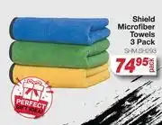 AutoZone Shield Microfiber Towels 3 Pack offer
