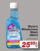 AutoZone Wynn's Windscreen Wash 250ml offer