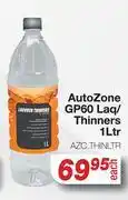 AutoZone AutoZone GP60 Laq/Thinners 1Ltr offer