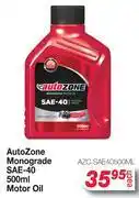 AutoZone Autozone Monograde SAE-40 Motor Oil AZC.SAE40500ml-500ml Each offer