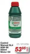 AutoZone Castrol Manual GL4 80W-90 500ml Motor Oil CTL12112765 offer