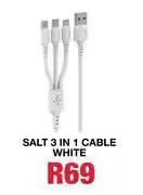 MRP Salt 3 In 1 Cable White offer