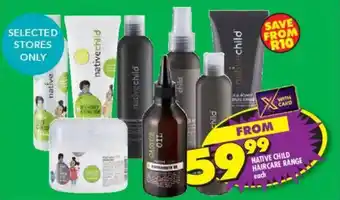 Shoprite Native child haircare range offer