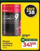 Dis-Chem Biogen Complete Aminos 9-360g offer