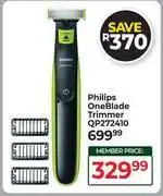 Dis-Chem Philips One Blade Trimmer QP272410 offer