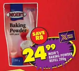 Shoprite Moir's baking powder refill offer