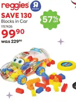 ToysRUs Reggies Blocks in Car offer