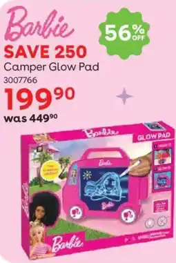 ToysRUs Barbie Camper Glow Pad offer